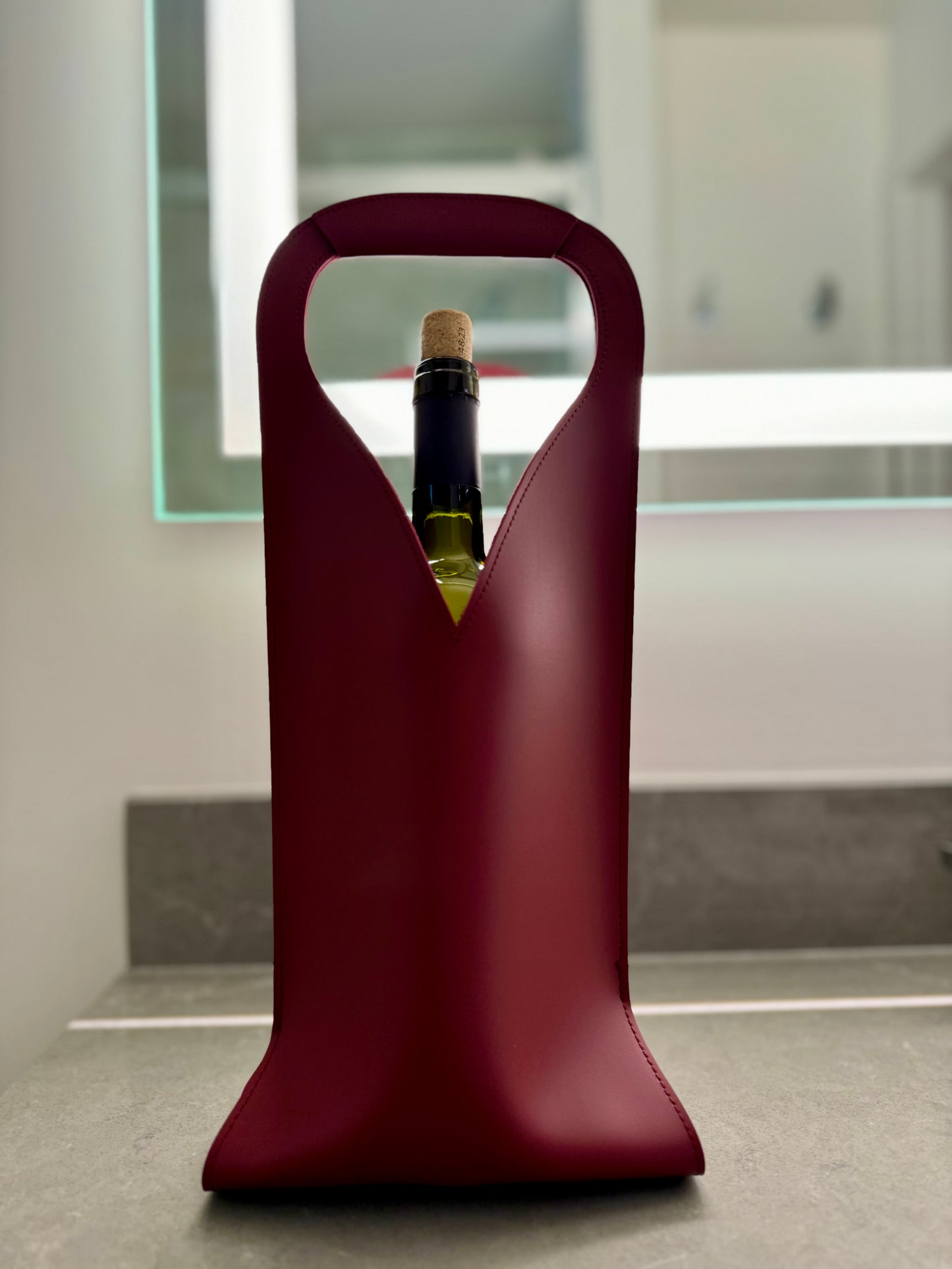 Leather Wine Bottle Holder