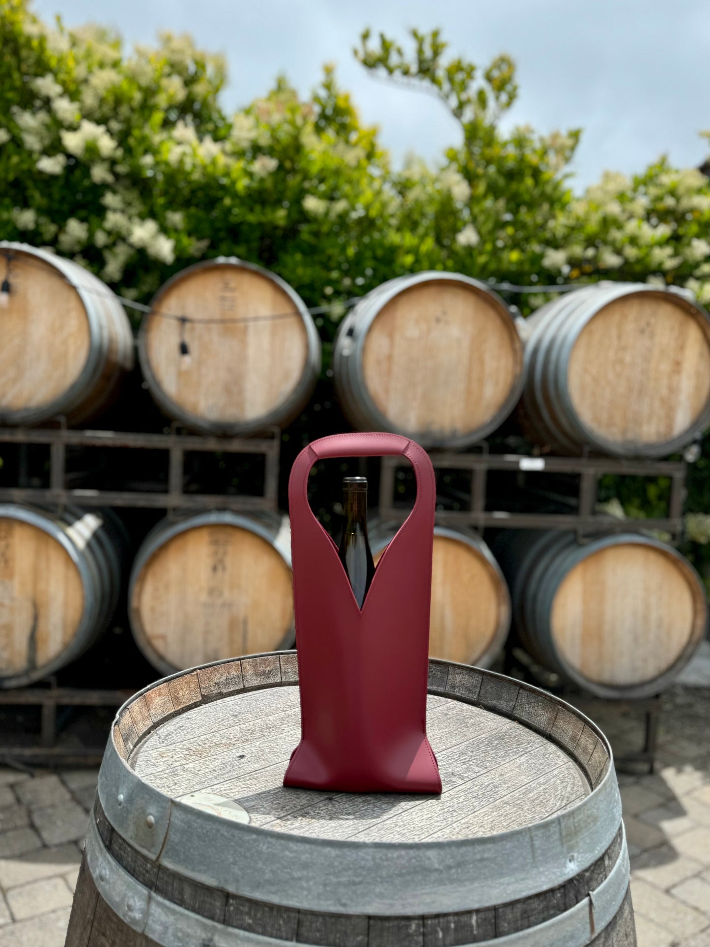 Leather Wine Bottle Holder