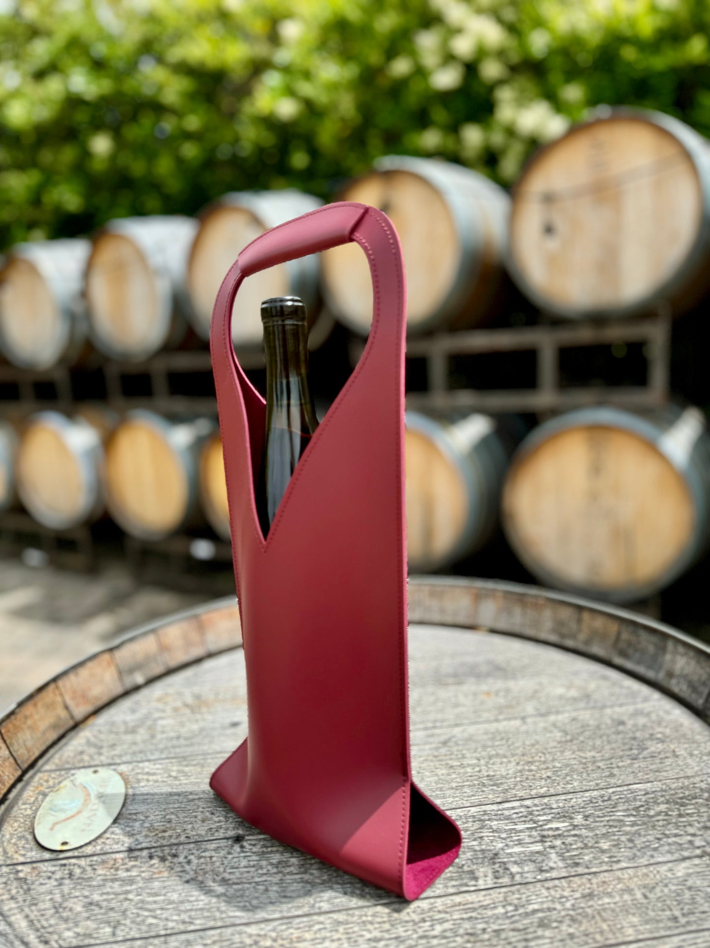 Leather Wine Bottle Holder