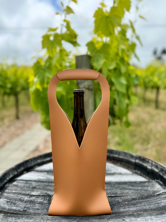 Leather Wine Bottle Holder